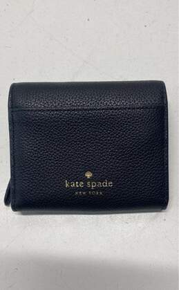 Kate Spade Leather Marti Small Flap Wallet Black alternative image