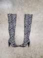 Women's Jeffrey Campbell Snake Print High Heel boots Size-9 used image number 2