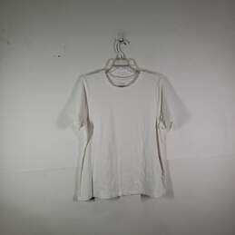 Womens Regular Fit Round Neck Short Sleeve Pullover T-Shirt Size 18/20