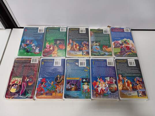 10 Pc. Bundle or Assorted Disney VHS Tapes image number 2
