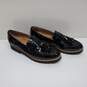 Franco Sarto Black Patent Leather Loafers image number 1