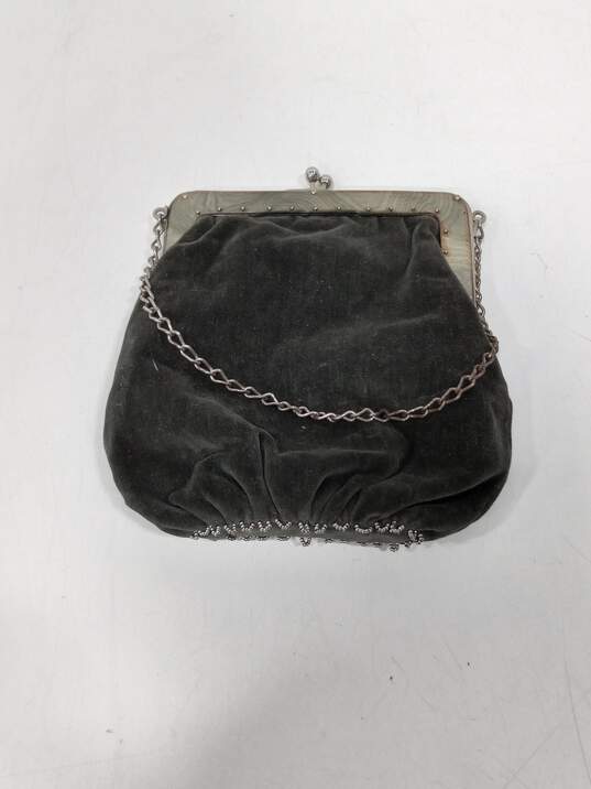 Vintage Women’s Glam Fashion Suede Clutch image number 1