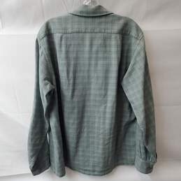 Pendleton Green Plaid Button Down Wool Shirt Size M alternative image