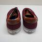 Vans Off The Wall Men Maroon Lace Up Low Top Comfort Skate Shoes Size 9.5 image number 4
