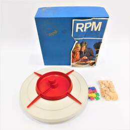 VNTG 1970 Scrabble RPM Rotating Tile Board Game IOB