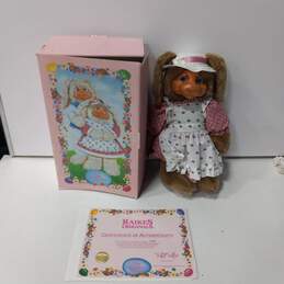 Raikes Bears Easter 1989 Limited Edition Mrs. Nickleby with COA & Box