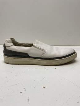 Authentic Prada White Slip-On Casual Shoe M 12
