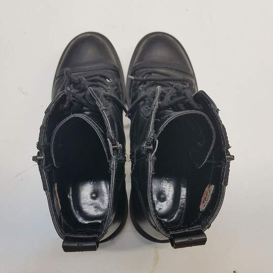 Guess Logo Ankle Combat Boots Black 10.5 image number 7