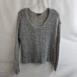 Eileen Fisher Women's Gray Acrylic Knitted Sweater Size XS