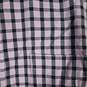 Mens Cotton Check Collared Long Sleeve Wrinkle Resistant Button-Up Shirt Size XL image number 3