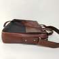Bally Brown Leather & Fabric Messenger Bag image number 3