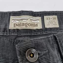 Men's Patagonia dark gray corduroy jeans  33 x 30 alternative image