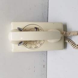 Vintage Bell System Light Yellow Wall Rotary Phone