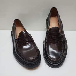 J. Crew Men's Brown Patent Leather Penny Loafers Size 9.5 alternative image