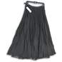 NWT Ralph Lauren Womens Black Side Zip Midi Pleated Skirt Size 8 image number 2