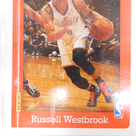 2012 Russell Westbrook Panini Math Hoops 5x7 Basketball Card OKC Thunder image number 3