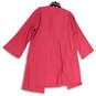 NWT Womens Pink Neck Tie Long Sleeve Regular Fit Open-Front Cardigan OS image number 2