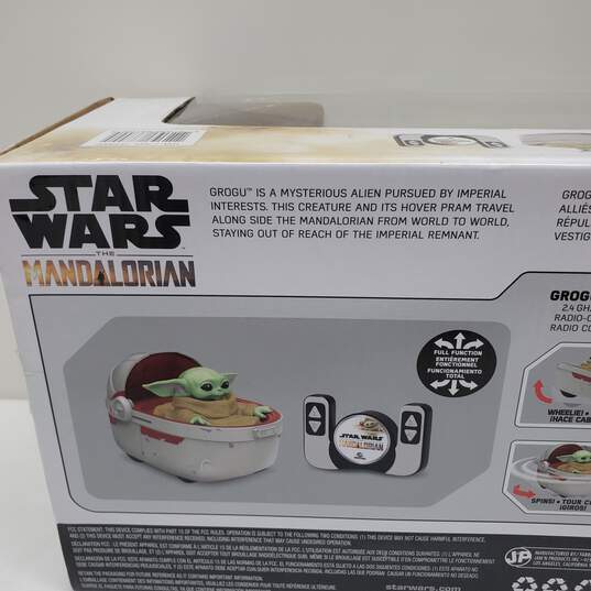 Star Wars The Mandalorian Grogu and Hover Pram Radio Control Toy SEALED IOB image number 6
