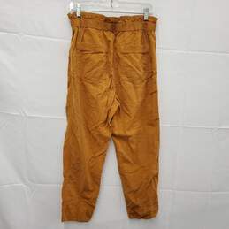 Anthropologie WM's Mustard Yellow 100% Cotton Jogger Pants Size SM alternative image