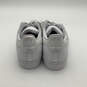 NWT Womens Superstar FV3392 White Silver Lace-Up Low Top Sneaker Shoes Sz 7 image number 4
