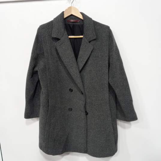 Judi Ric Women's Wool Grey Coat L image number 1