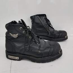 Harley Davidson Black Leather Boots Size 11.5