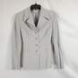 List Women Light Gray Suit Dress Set Sz 40 image number 6