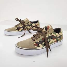J. Crew x Vans Old Skool Camo Unisex Skate Shoes Size 9 M / 10.5 W