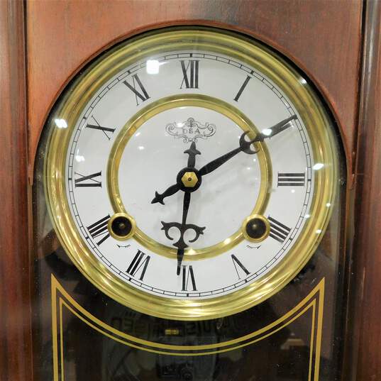 D & A Curio Model 915 Chime Wall Clock image number 4
