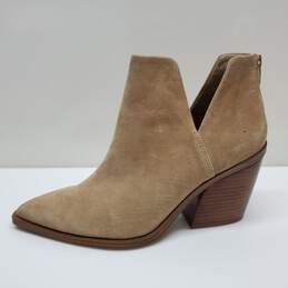 Vince Camuto Ankle Boots Womens Gigietta Suede Heeled 11M alternative image
