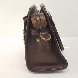 Vintage Dooney & Bourke Brown Pebble Leather Crossbody Handbag alternative image