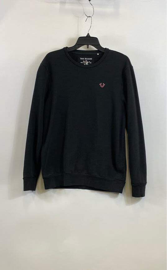 True Religion Men's Black Sweater - Size SM image number 1