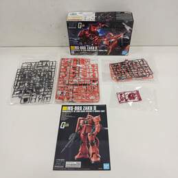 Bandai 1/144 HG MS-06S ZAKU II 40th Anniversary Gundam Mobile Suit Model Kit Figure