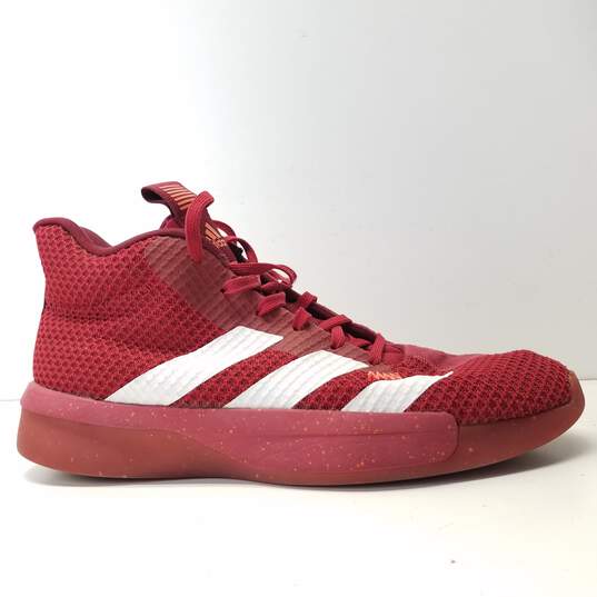 Adidas Pro Next 2019 Scarlet Athletic Shoes Men's Size 14 image number 1
