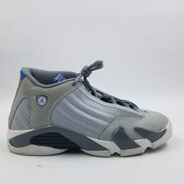 Air Jordan 14 Retro Sneaker Youth Sz.7Y Gray/Blue