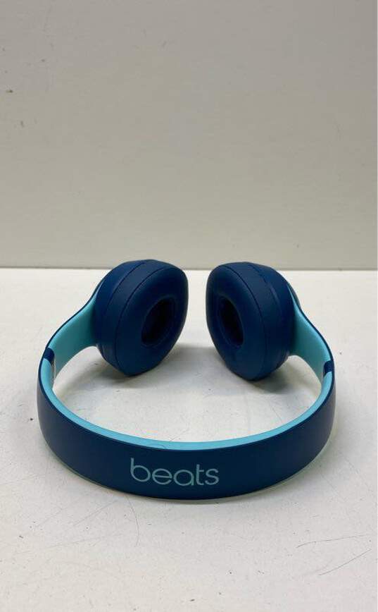 Beats Solo 3 Wireless Blue Pop Collection Headphones with Case image number 4