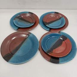 Hand Glazed Art Pottery Plates