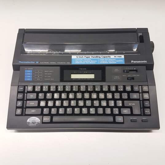 Panasonic Electronic Thermal Typewriter RK-H500 Thermalwriter 12 image number 2