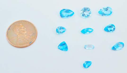 Blue Topaz Variety Loose Gemstones 2.1g image number 3