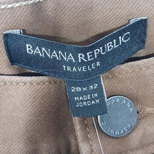 Banana Republic Khaki Style Pants Size 28 x 32 - NWT image number 5