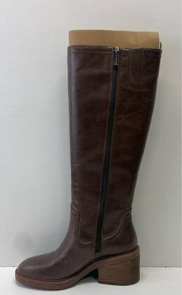 Vince Camuto Selpisa Brown Leather Riding Boots Size 7 M alternative image