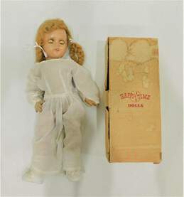 Vintage Composition Doll W/ Sears Happi Time Plastic Fashion Doll IOB