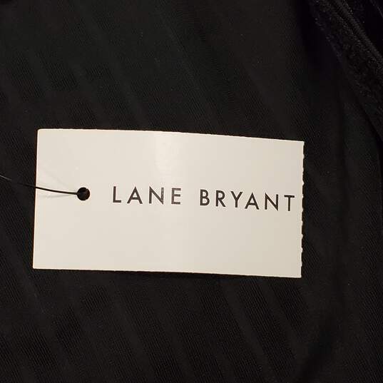 Lane Bryant Women Black Velvet Cardigan OS NWT image number 4