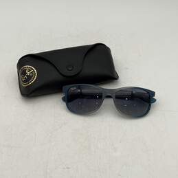 Ray-Ban Mens Andy Gray Blue UV Protection Square Sunglasses With Case