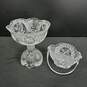 2pc Set of Hofbauer Decorative Crystal Pieces image number 1