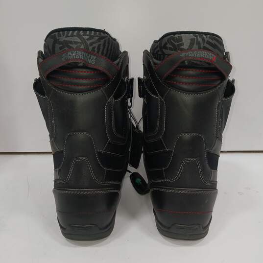 Salomon K2 Men's Black Snowboarding Boots Size 8.5 image number 3