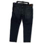 NWT Womens Blue Athletic Slim Denim Relaxed Fit Straight Leg Jeans Sz 42/32 image number 2