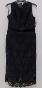 White House Black Market Women's Sleeveless Black Dress Size 8 image number 1