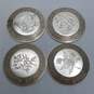 Franklin Mint Alphabet Sterling Silver Miniature Plates I, J, K, L 42.7g image number 6