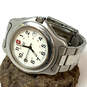 Designer Swiss Army Silver-Tone White Round Dial Analog Wristwatch image number 1